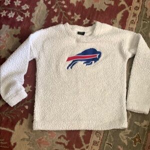 NFL Buffalo Bills White Sherpa Sweater